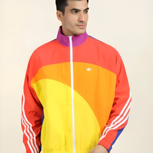 Men Colorblock Sports Jacket